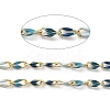 Brass Enamel Curb Chains CHC-C003-13G-11-2