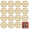 16Pcs Brass Flat Washers FIND-PH0026-78G-1