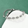 304 Stainless Steel Link Chain Bracelets for Women BJEW-Z143-07P-1