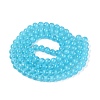 Transparent Glass Imitation Cat Eye Beads Strands GLAA-Q110-01B-06-2