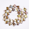 AB Color Freshwater Shell Beads Strands SHEL-S274-36-2