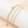 1.5MM Brass Rolo Chain Necklaces LS-NJEW-P339-06G-1