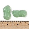 Spray Painted Imitation Jade Glass Beads GLAA-Z007-01H-3