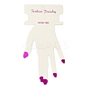 Hand Shaped Cardboard Paper Bracelet Display Cards CDIS-M005-06-1
