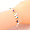 Bohemian Style Glass Braided Bead Bracelets ZC8551-3-1