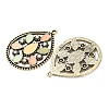 Alloy Enamel Pendants PALLOY-F319-06A-AB-2