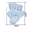 Pregnant Woman with Heart Picture Frame Food Grade Silicone Molds SIMO-PW0001-404-2