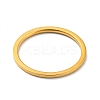 Ion Plating(IP) 304 Stainless Steel Simple Plain Band Finger Ring for Women Men RJEW-F152-05G-G-2