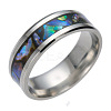 201 Stainless Steel Wide Band Finger Rings RJEW-T005-12-07-1