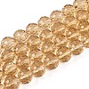 Transparent Glass Bead Strands GLAA-R095-10mm-32-1