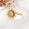 Rotatable Finger Rings for Women RJEW-B115-01G-02-3