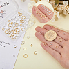 160Pcs 8 Styles Brass Split Rings KK-BBC0023-10-3