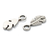 Non-Tarnish 304 Stainless Steel Charms STAS-P279-31P-3