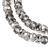 Electroplate Glass Beads Strands GLAA-Q105-03Q-3