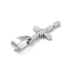 Non-Tarnish 304 Stainless Steel Pendants STAS-L216-24P-2