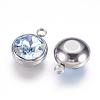 K9 Glass Rhinestone Pendants STAS-F123-26J-2