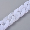 Handmade Acrylic Curb Chains/Twisted Chains AJEW-JB00530-04-1