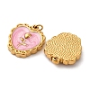 304 Stainless Steel Enamel Pendants STAS-U061-51G-02B-2