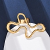 304 Stainless Steel Adjustable Open Cuff Rings for Women RJEW-A064-01G-2