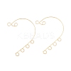 316 Stainless Steel Ear Cuff Findings Ion Plating(IP) STAS-H148-04G-1