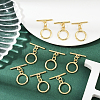 15 Sets Brass Toggle Clasps KK-BBC0021-10-4