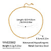 Elegant Natural Freshwater Pearl Potato Necklaces with 304 Stainless Steel Chains for Women TC0594-2-1