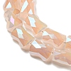 AB Color Plated Glass Beads Strands EGLA-P051-06B-B08-3