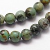 Natural African Turquoise(Jasper) Beads Strands X-G-N0188-02-3mm-3