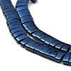 Electroplated Non-magnetic Synthetic Hematite Beads Strands G-G089-A02-14-3