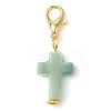 35Pcs 7 Colors Cross Acrylic Pendant Decorations HJEW-JM02775-5