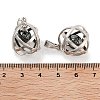 Synthetic Non-magnetic Hematite Round Ball Pendants G-Q163-05P-05-3