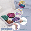 48Pcs 12 Styles 430 & 201 Stainless Steel Filigree Pendants STAS-TA0002-19-4