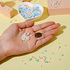 100g 10 Colors 6/0 Opaque Glass Seed Beads SEED-TA0001-05C-6