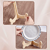 3 Sets 3 Styles Wood Display Stands ODIS-GA0001-63-3