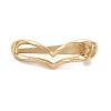 Alloy Alligator Hair Clips AJEW-A061-01A-G-1