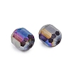 Electroplate Column Glass Beads EGLA-A043-02-AB15-2