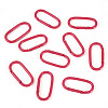 10Pcs Alloy Spring Gate Rings FIND-TA0009-25I-2