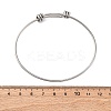 Tarnish Resistant Adjustable 304 Stainless Steel Expandable Bangle Making STAS-D071-3