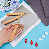 3Pcs Wood Embroidery Punch Needle DIY-GF0008-87-3