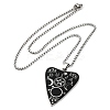 201 Stainless Steel Pendant Necklaces LS-NJEW-C066-10P-2