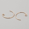 Brass Earring Hooks LS-KK-WH0044-141C-G-2
