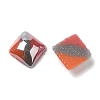 Two Tone Glass Cabochons GLAA-B012-58A-2