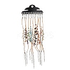 12Pcs 12 Colors Natural & Synthetic Gemstone Chip Charm Bracelets for Men Women BJEW-G743-03-4