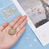 140Pcs 10 Styles Brass Linking Rings KK-PH0010-04-3
