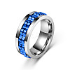 304 Stainless Steel Gear Rotatable Finger Rings FS-WGAD37A-14-1