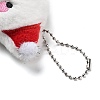 Christmas Theme Cloth Plush Doll Pendant Decorations HJEW-D030-01C-3