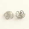Tarnish Resistant 304 Stainless Steel 5-Petal Bead Caps STAS-R065-33-1