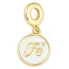 Rack Plating Brass Enamel European Dangle Charms KK-P287-50G-04-1