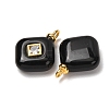 Natural Obsidian Pendants GG-CBAA798-03G-05-3