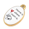 Printed 304 Stainless Steel Pendants SA-CBA7467-04G-02-2